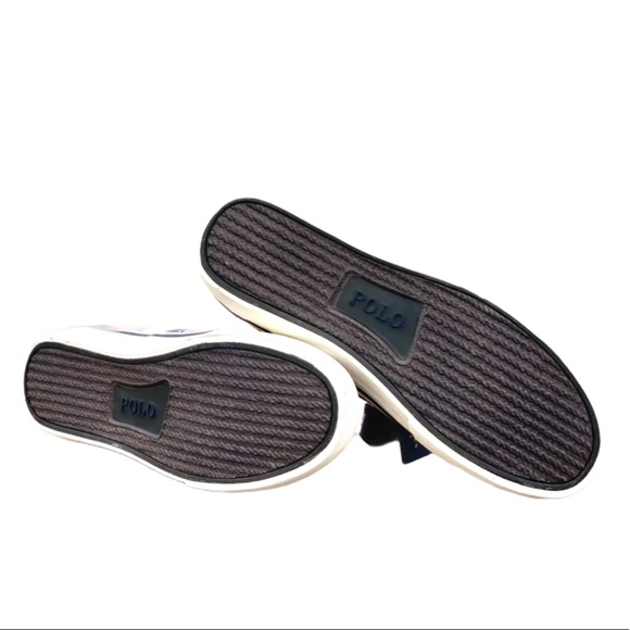 NWT Ralph Lauren Polo Madras Multi Plaid Sneakers - Picture 7 of 14